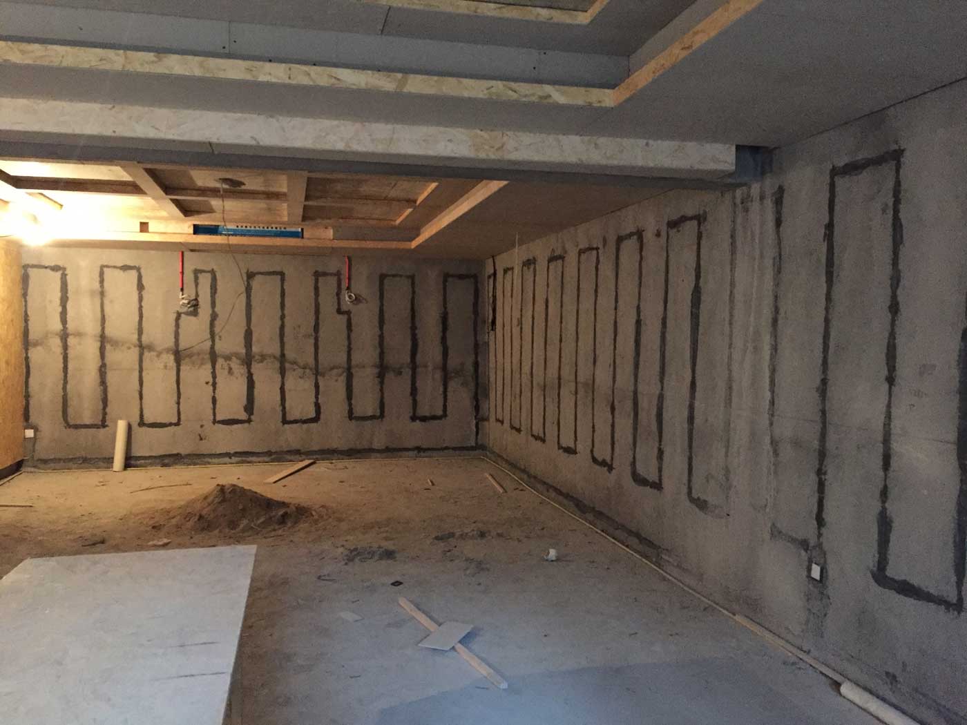 福州三盛百督府地下室防水防潮施工案例