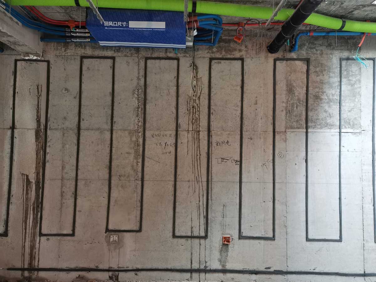 安徽淮南岭秀山南地下室防水防潮电渗透方案实践